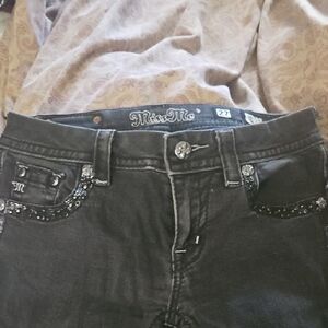 Miss Me Women's Ashy Black Skinny Jeans